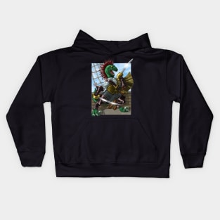 Velociraptor Swashbuckler Kids Hoodie